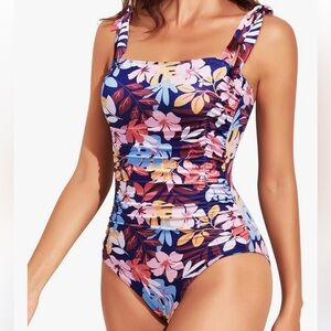 Tropical Floral One-Piece Swimsuit
